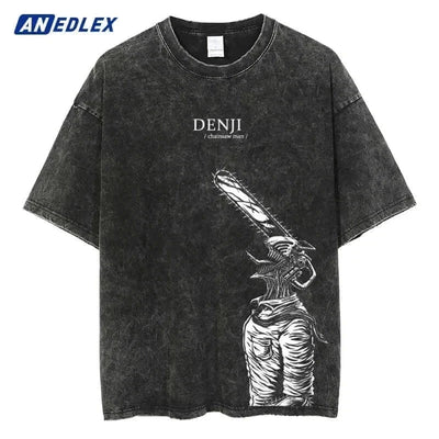 Men Vintage Tshirt Streetwear 